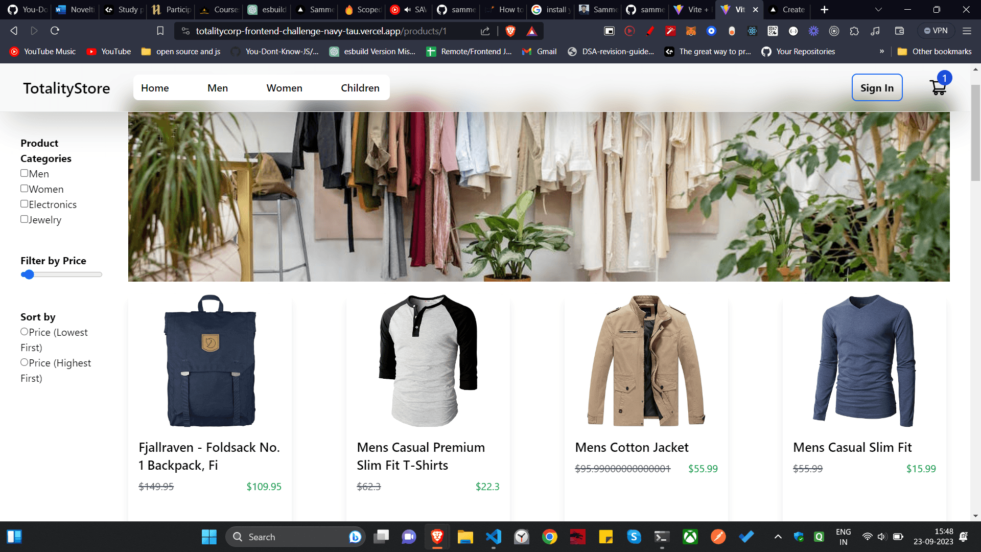 E-Commerce Applicatoin 